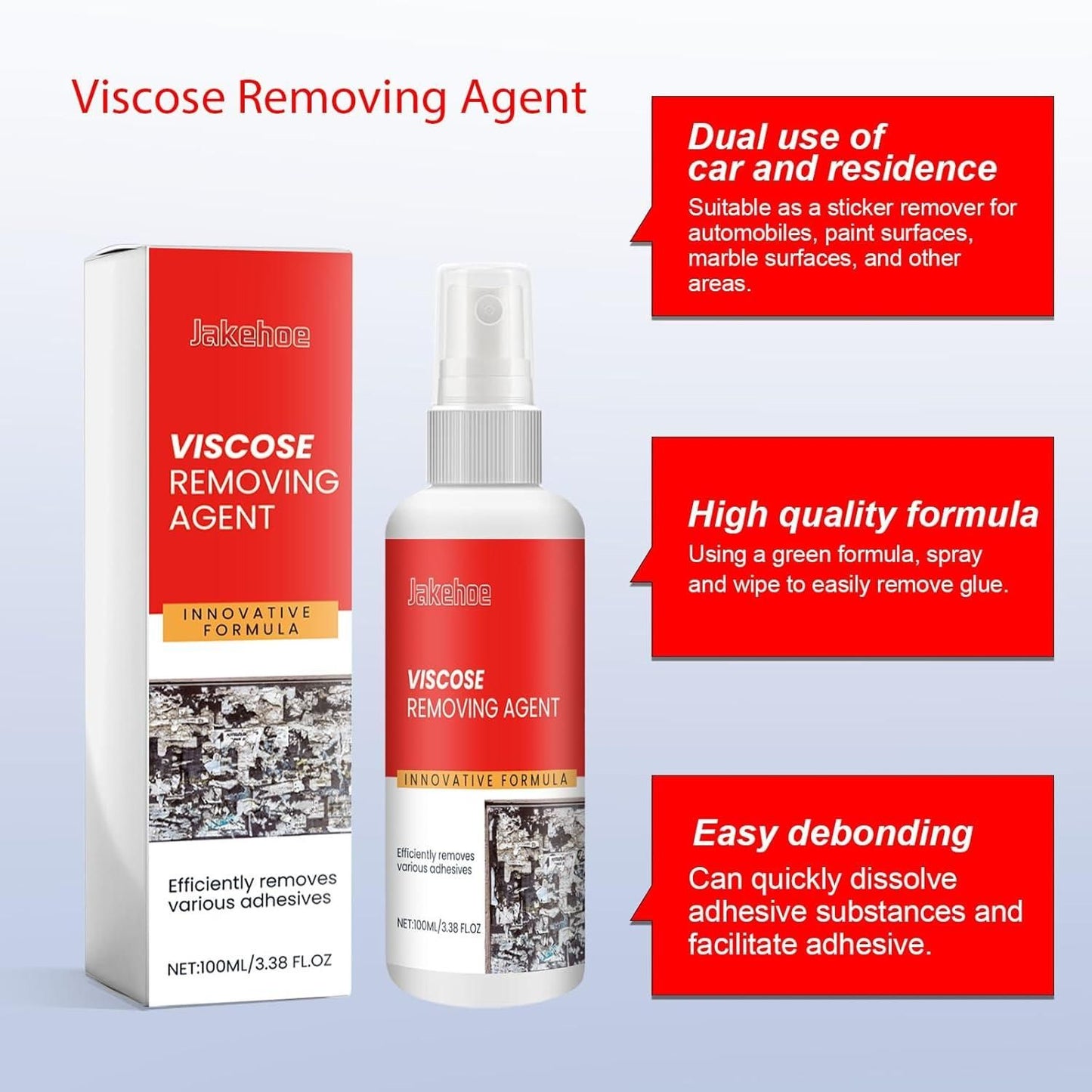 Viscose Removing Agent 100 ml each Pack of 2